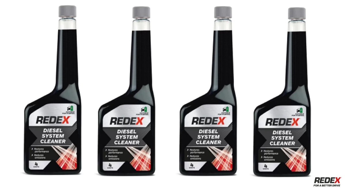 REDEX DIESEL FUEL SYSTEM INJECTOR CLEANER TREATMENT 4 SHOT BOTTLE