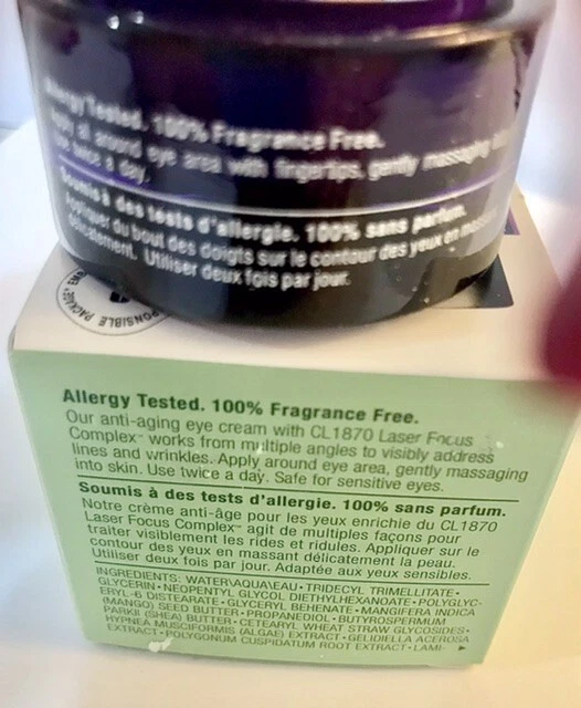 2027 Clinique SMART 临床修复抗皱眼霜 0.5 盎司精华 aha — 第 3/4 张图片