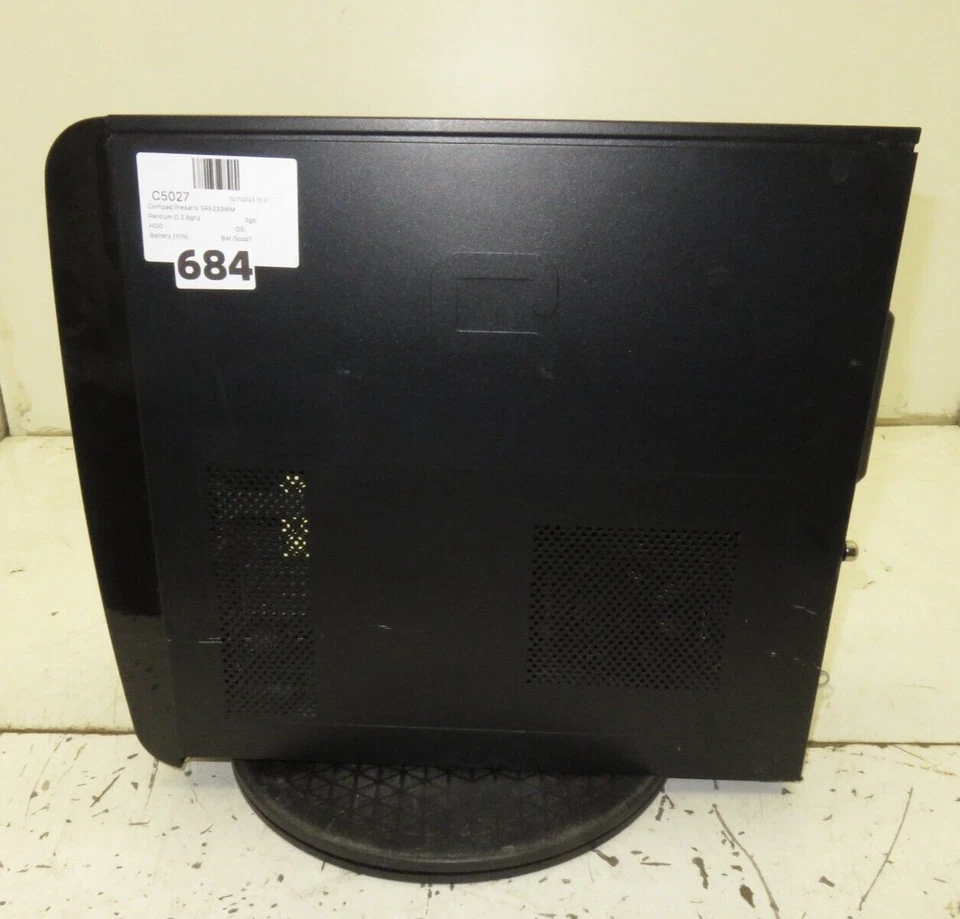 Compaq Presario SR5233WM Desktop Computer Intel Pentium D 3GB Ram No HDD - Image 4 of 4