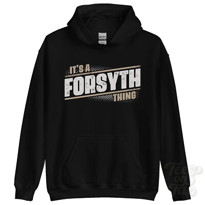 ITS A FORSYTH THING HOODIE Name Nachname lustig Familie Hoody Geschenkidee