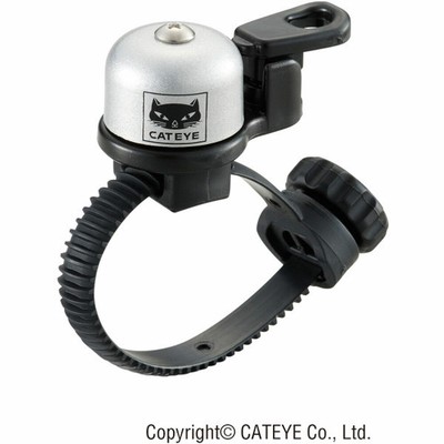CATEYE Klingel OH-2400 Micro Brass Bell einzeln im Polybag FlexTight 19 32mm Len