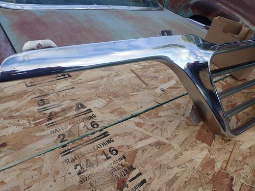 1961 - 1962 1963 - 1964 - 1965 Dodge D-200 Chrome Pickup Grille Nice Original ! - Picture 4 of 18