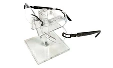 NATURALLY RIMLESS EYEGLASSES FRAME 4964742 RIMLESS METAL TEMPLE SIZE 53-17-135