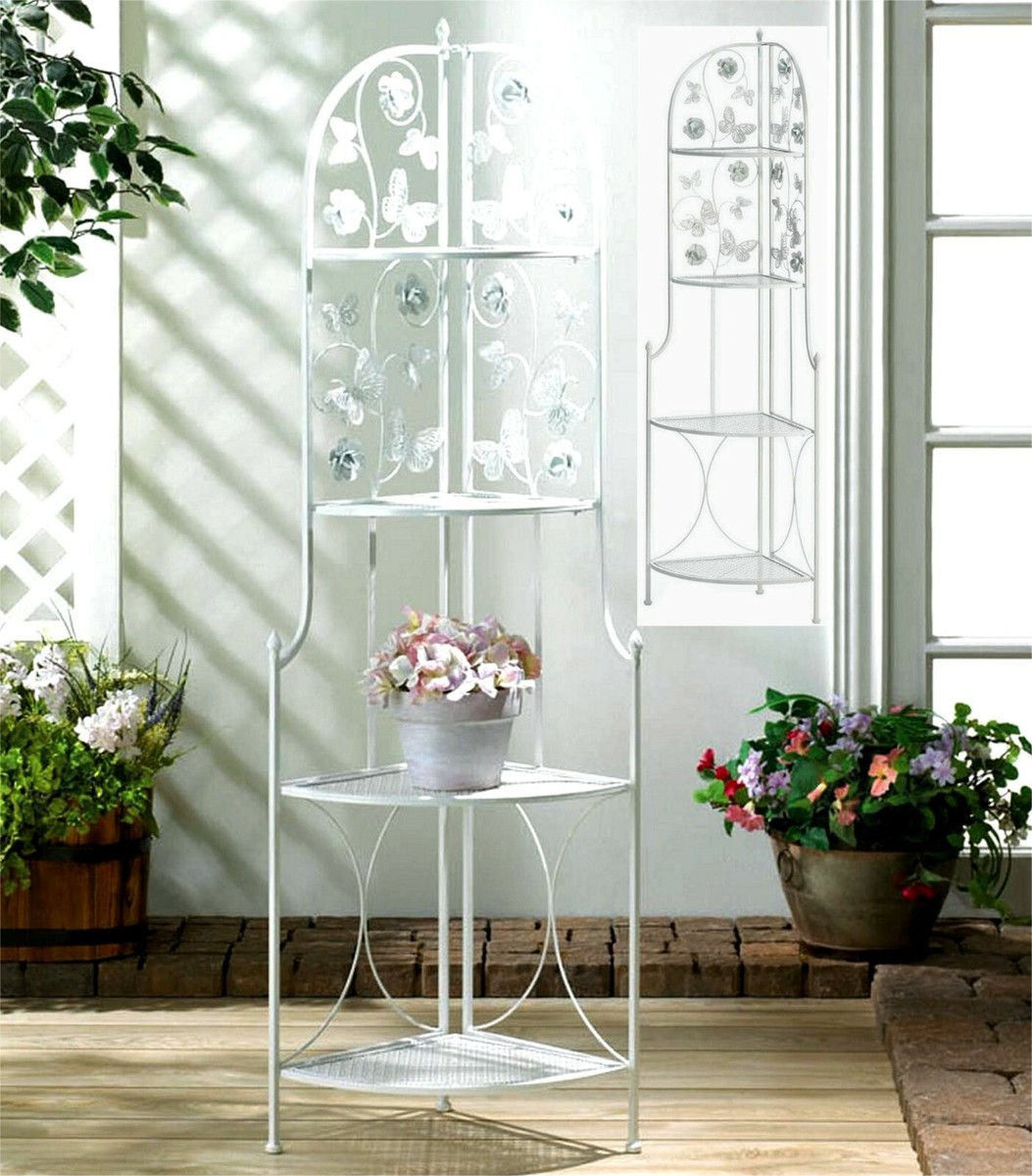 BUTTERFLY 4-TIER CORNER RACK NIB