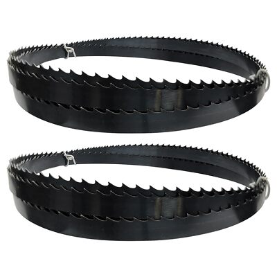 FOXBC 116 Inch x 1/2 Inch x 4 TPI Bandsaw Blades for Jet JWBS-14SFX - 2 Pack 