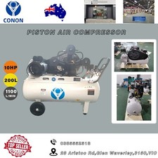 40CFM 1100L/MIN 200L TANK 3PH 10BAR 415V 7.5KW/10HP PISTON AIR COMPRESSOR Condor