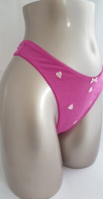 VICTORIA'S SECRET High Leg Thong Tanga String Damenunterwäsche Slip Unterhose L