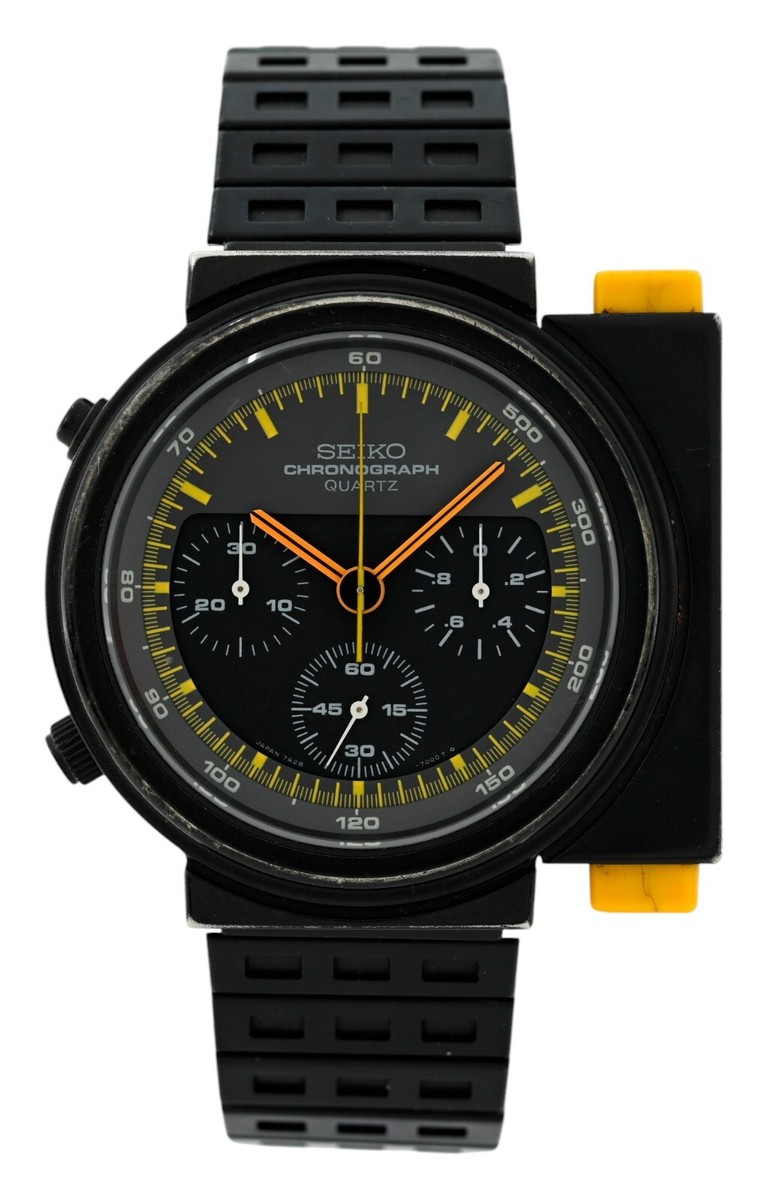 ピコ Seiko 42mm Original Aliens Ripley JDM Black PVD Chronograph Watch