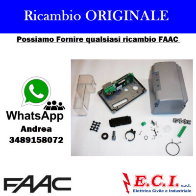 Faac Trousse Mise 490114 746 844 Mps Unité de Contrôle Carte Central Commande