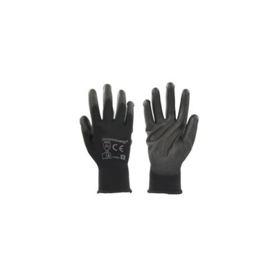Silverline schwarze Handflächenhandschuhe (Größe aus Dropdown-Liste auswählen) NEU MIT ETIKETT