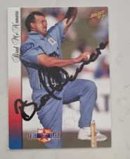 Brad McNamara Signed Cricket Australia Select Trade Card