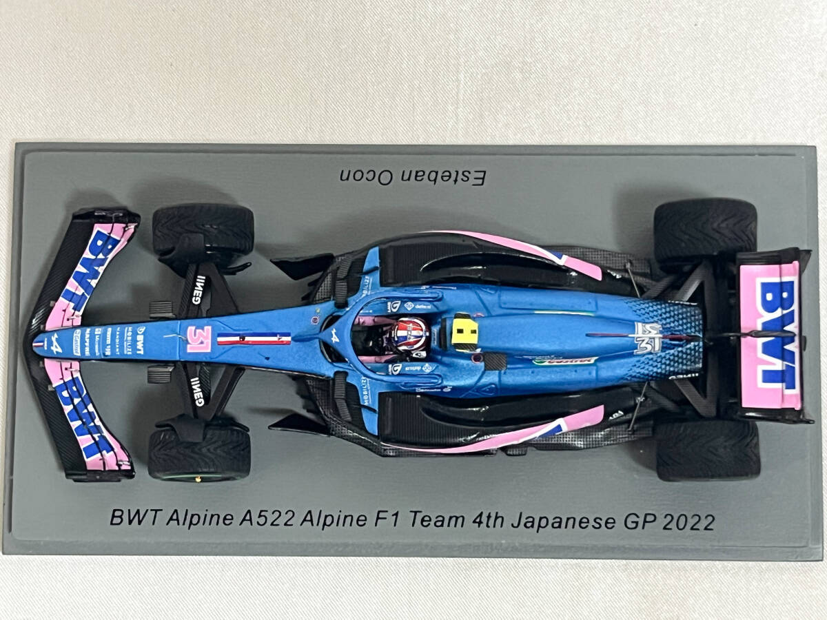 スパーク 1/43 アルピーヌ A522 オコン 2022 日本GP4位 Spark 1