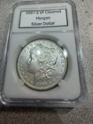 1897-S  US Morgan Silver Dollar VF Cleaned 90% Silver Ungraded You Decide