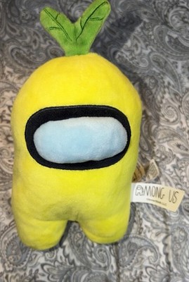 RARE Official Among Us Toikido Yellow Crewmate w/ Plant Sprout Hat 12  Plush