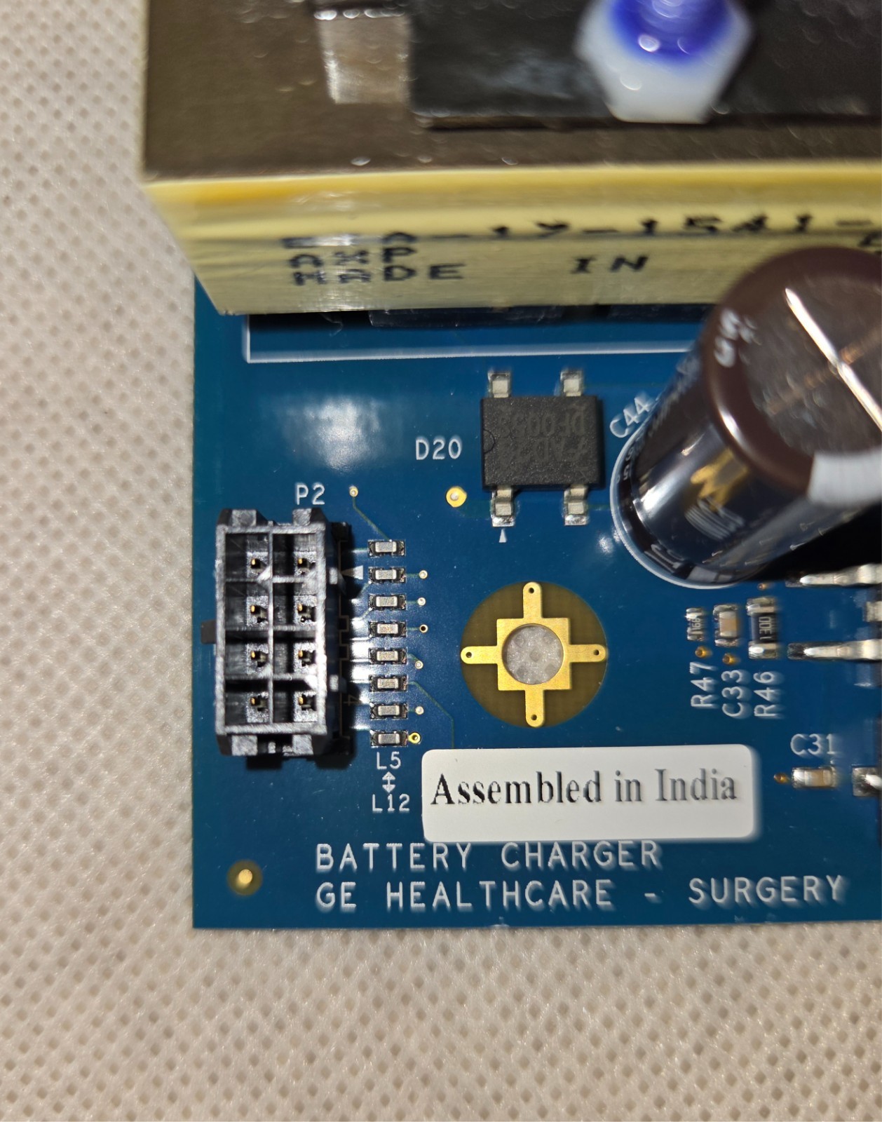 5343791 Rev 1 Battery Charger Board for Upgraded GE OEC 9800 / 9900 C-Arm System