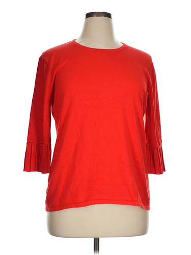 Investments Women Red Cardigan XL
