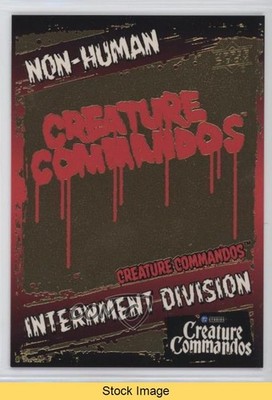 2025 Upper Deck DC Non-Human Internment Division Creature Commandos READ e0y