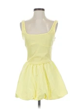 NWT Musera Women Yellow Cocktail Dress XS