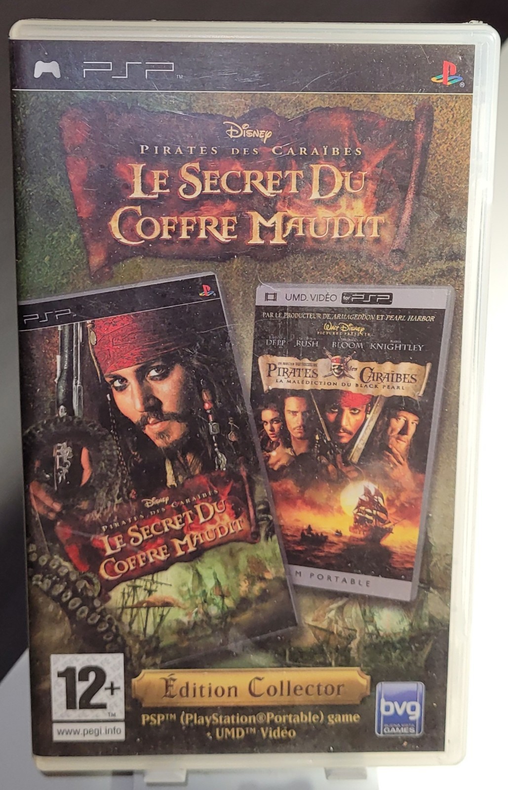 Sony PSP-Pirates Des Caraïbes Le Secret Du Coffre Maudit Ed.Collector ⚠️Sans Jeu