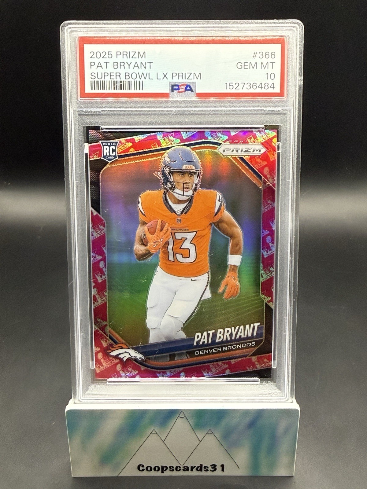 Pat Bryant Panini Prizm #366 Super Bowl LX
