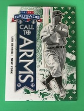 2025 Panini Crusade - Call to Arms Lou Gehrig #15 Green /249