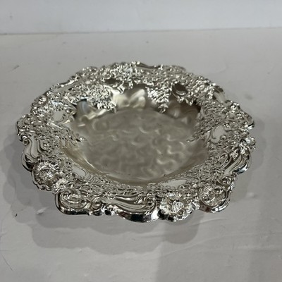 WMF Ikora silver-plated tarnish-resistant floral design bowl Germany 8 