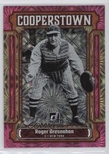 2023 Panini Donruss Cooperstown Pink Fireworks Roger Bresnahan #CT4 HOF 07rd