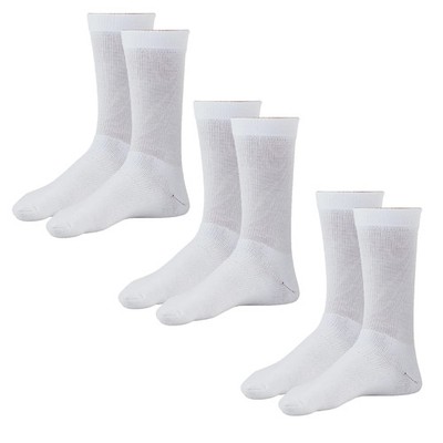 Ames Walker 131 Coolmax Crew Socks 8-15 mmHg (3 Pack)