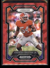 2024 Panini Prizm Draft Picks #183 Jeremiah Trotter Jr. Red Ice