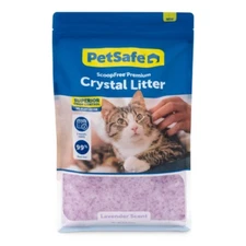 PetSafe Low Dust Non-Clumping ScoopFree Crystal Cat Litter - 8lbs - Purple