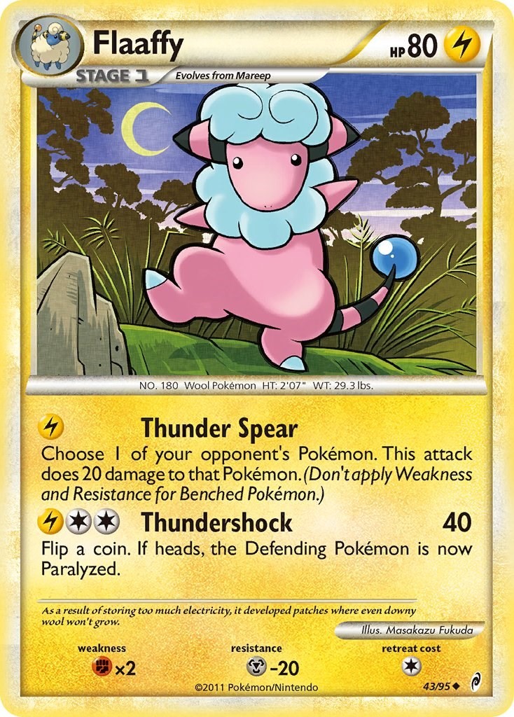 Flaaffy Call of Legends 43/95 LP Pokemon