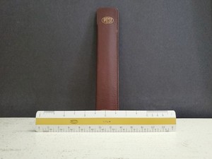 Vintage Frederick Post 1230 P Rule With Original Leather Case