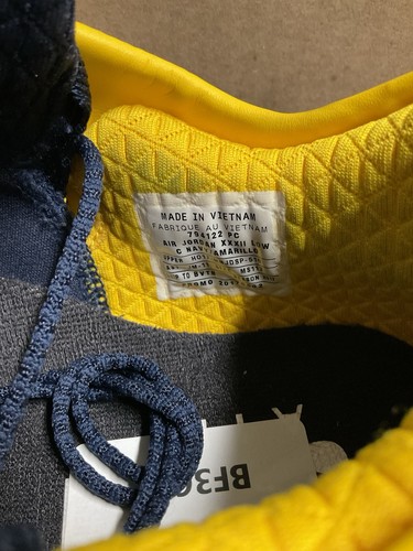 Air Jordan 32 Low Michigan Wolverines 2017 Promo RARO Talla 12 Super Limpio - Imagen 10 de 10