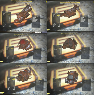 FALLOUT 76   Bolster/AP/WWR Raider Power Armor w/ LEGACY Jetpack Helmet PS4/PS5