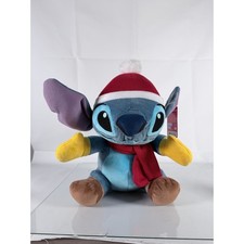 Disney Stitch Christmas Plush Santa Hat Scarf CVS Exclusive Just Play NWT