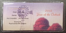 AUSTRALIA • $1 • 2002 • Year of the Outback • aUnc. in private company packaging