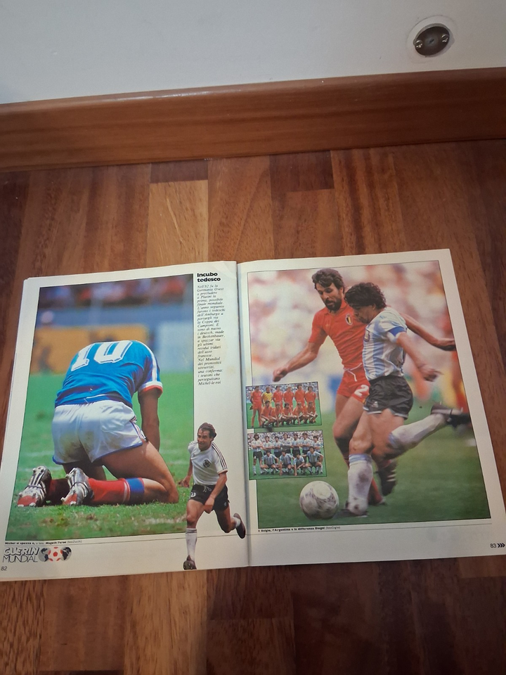Album Panini Guerin Sportivo Mundial 1986 – Mexique – Rummennigge Souess – État Vintage
