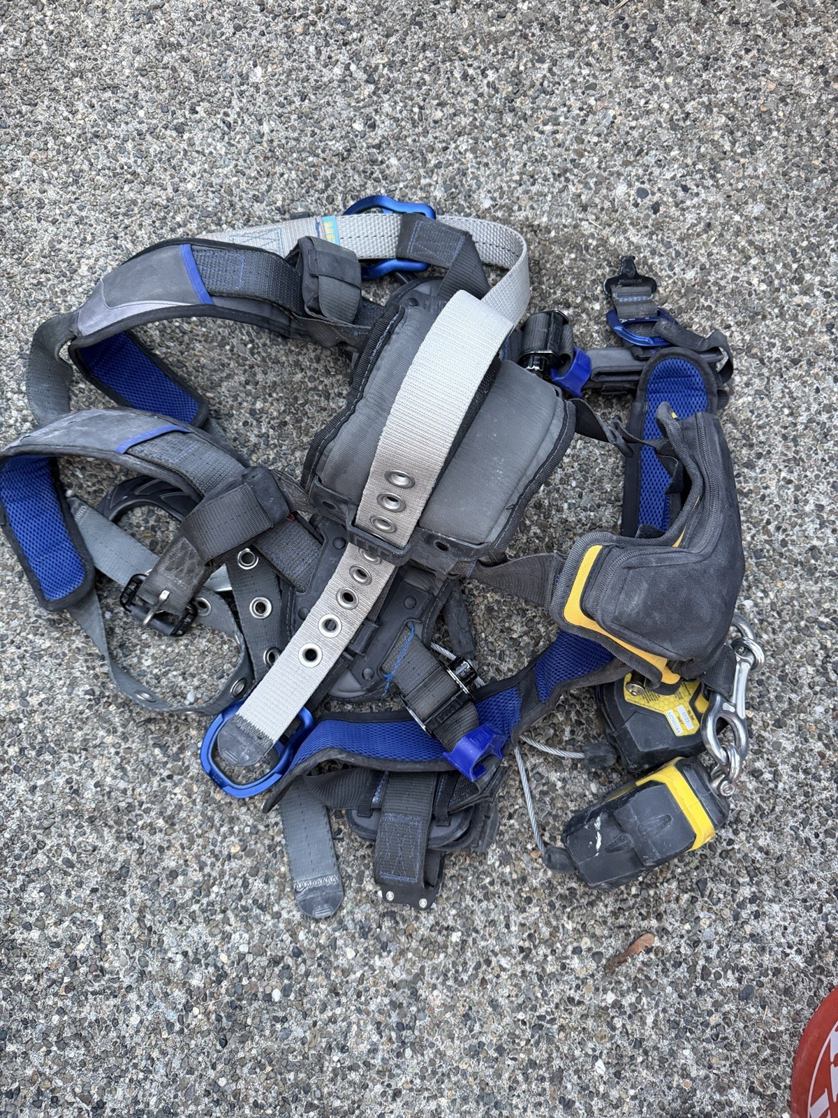 3M Dbi-Sala Rescue Full Body Harness, SIZE MED