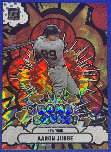Aaron Judge [Red Xplosion] #18 2025 Panini Donruss Bomb Squad card