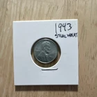 1943 Lincoln Wheat Steel Small Cent Business Strike US One Cent