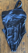 Victoria's Secret One-Piece Swimsuit One Shoulder Padded Color Black Sz Small
