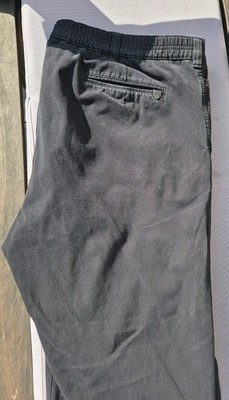 Hose Walbusch Herren , Gr. 29, Kurzgrösse, schwarz, Baumwolle