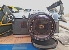 Olympus OM-10 Kit w/ Zuiko 28mm f2.8 +Manual Adapter – Winder– 1987 Working