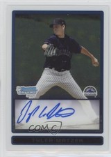 2009 Bowman Draft Prospects Chrome Tyler Matzek #BDPP93 Auto 4r3