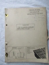 1966 John Deere 5010  Waterloo Tractor Works Tractor Parts Catalog Manual PC-803