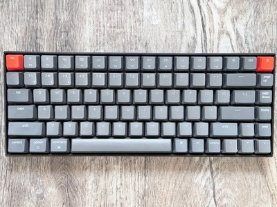 Keychron K2 Max 75% Wireless Mechanical Keyboard QMK Red Switch Hot Swap Used