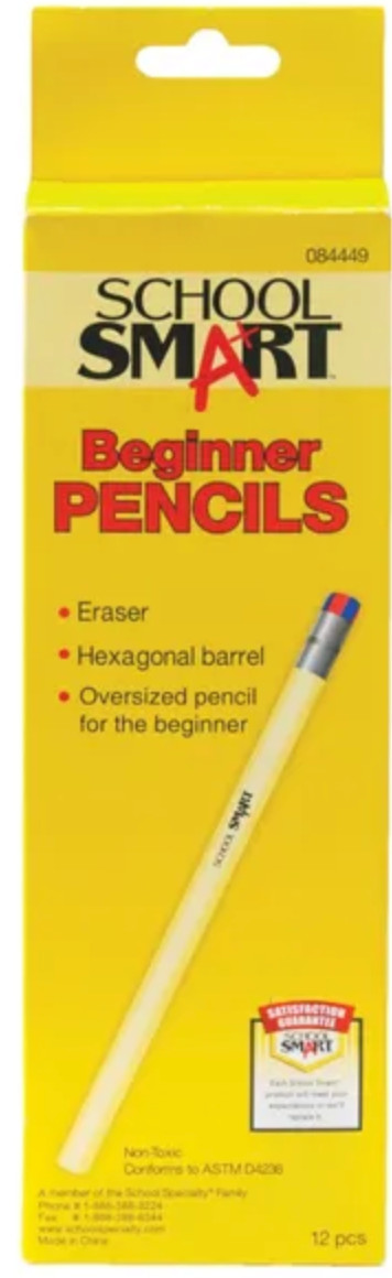 96 Pack Hexagonal Pencil, No. 2, Wood-Cased, 083275, Pre-Sha