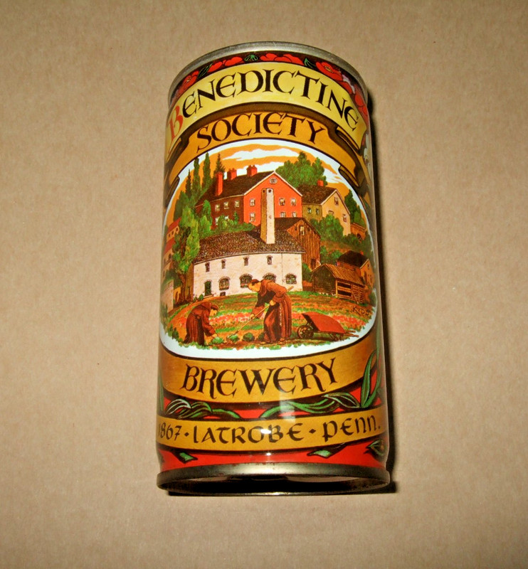 Benedicting Society Brewery Beer Can Crimped Steel American Brewers Historical