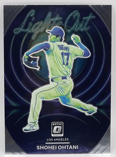 2022 Panini Donruss Optic Lights Out Shohei Ohtani LO-6 Los Angeles Angels Card