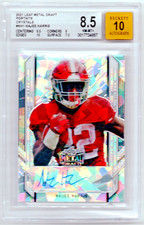 2021 Leaf Metal Draft Najee Harris Rookie Auto /50 BGS 8.5 Auto 10